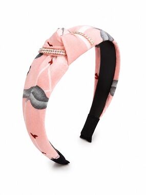 Pink Flamingo Knotted Headband